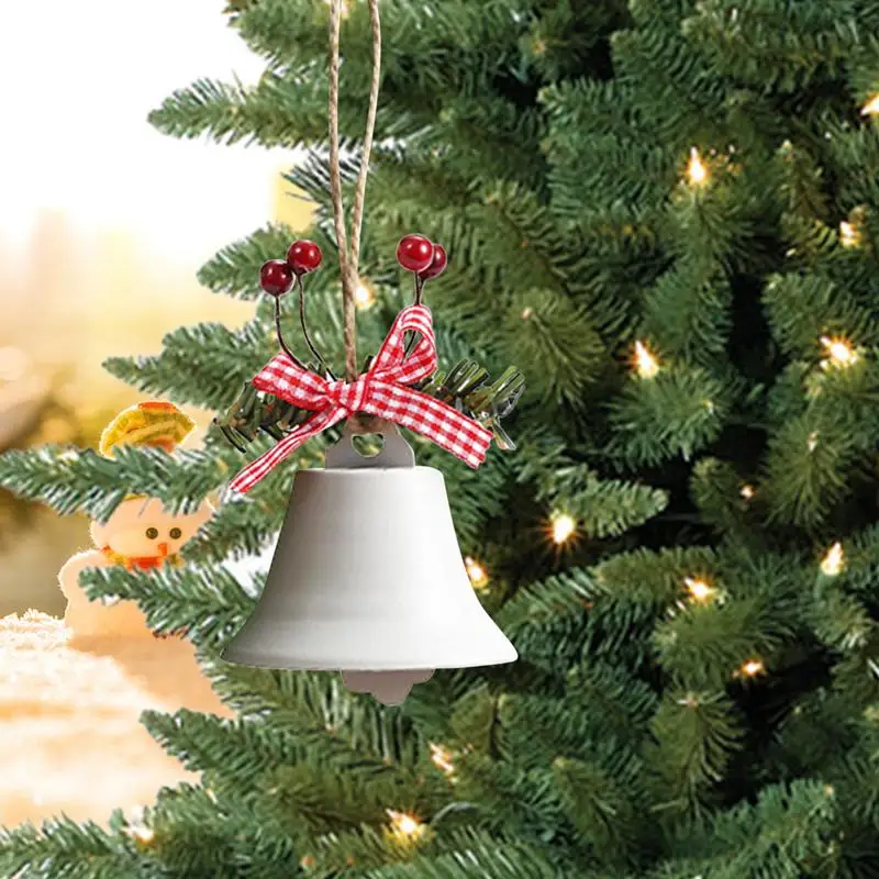 Рождественский колокольчик, подвешенный на елке, Полумануальный и полумеханический металлический колокольчик Для украшения вечеринки в домашнем баре