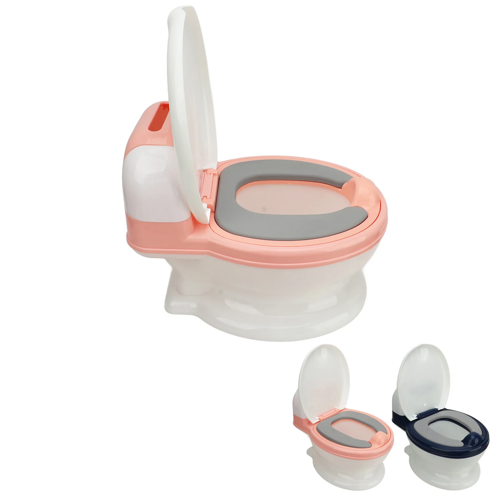Туалет для приучения к горшку для малышей Предотвращает утечку мочи Высокая имитация Легкого очищения Туалет для приучения к горшку для мальчиков для домашнего использования