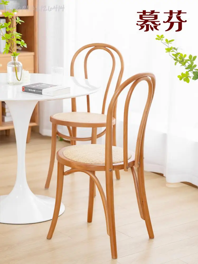 Обеденный стул из цельного дерева home simple retro thonet sonnet стул со спинкой Nordic designer Sanna chair