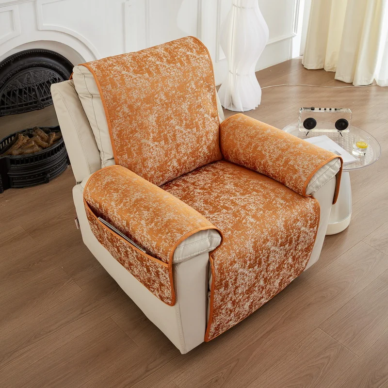 Легкое роскошное кресло с откидной спинкой, чехол для дивана, коврик для домашних собак, противоскользящий протектор для кресла, чехол для кресла для ленивого мальчика, подушка для дивана