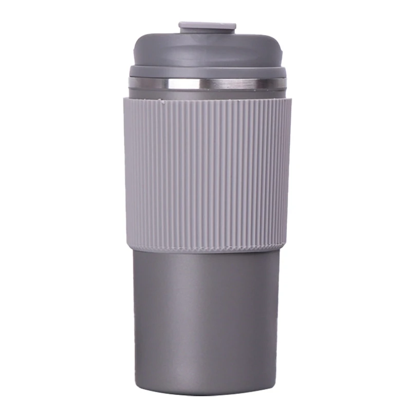 Кофейная чашка с двойными стенками, термостойкая силиконовая дорожная кружка, экологически чистые портативные чашки с герметичной крышкой