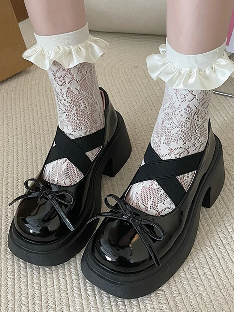 Женская обувь с бантом, удобные и элегантные оксфорды Modis, Черные туфли на плоской подошве, Женская обувь, Повседневные кроссовки с круглым носком, Бабочка, Новый Le