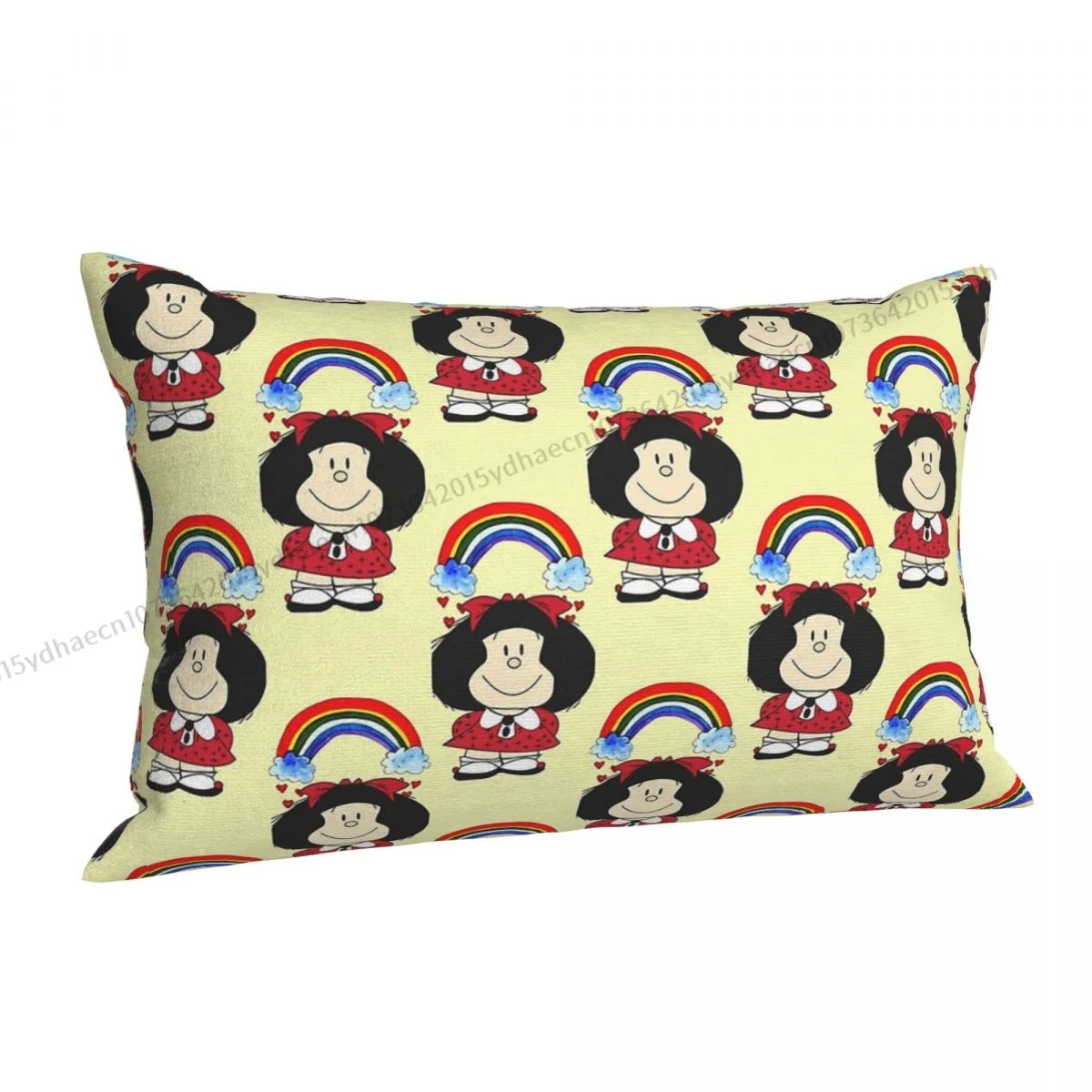 Наволочка для объятий Rainbow Mafalda Miguelito Рюкзак с комиксами Cojines Чехлы для диванов и кресел с принтом Декоративные