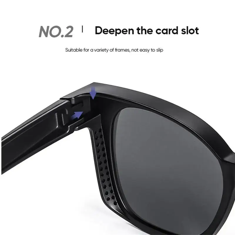 Поляризованные солнцезащитные очки, Черные Переносные солнцезащитные очки с матовой отделкой 