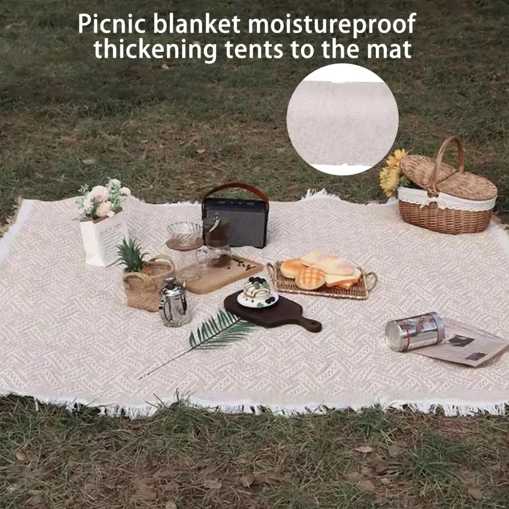 Мягкое одеяло для пикника, влагостойкое, многоцелевое, не выцветающее, устойчивое к разрыву, Походный коврик для пикника