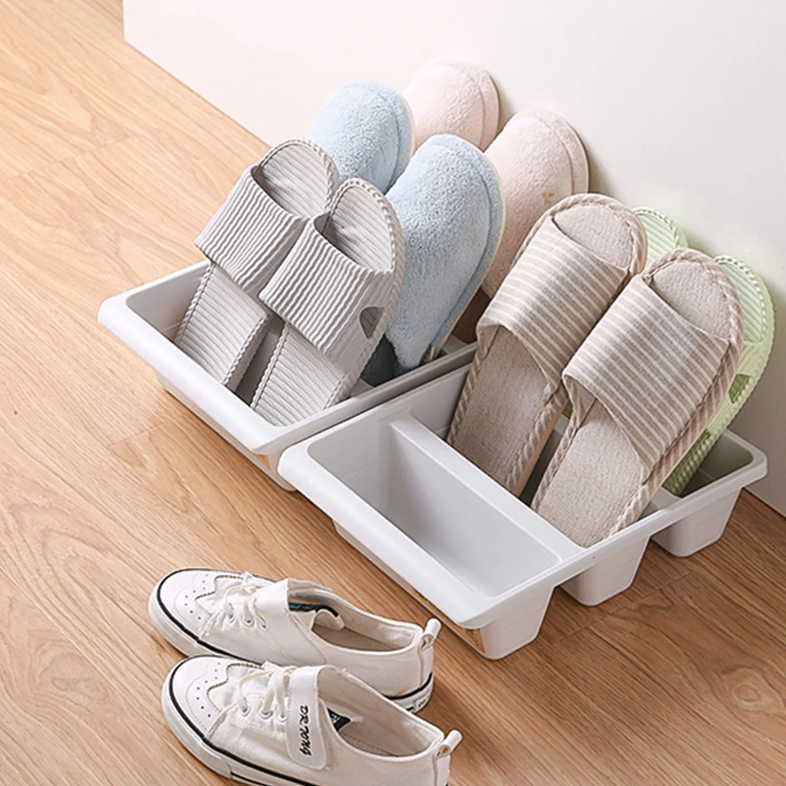 Простая и многофункциональная домашняя стойка для обуви в гостиной вертикальный держатель для обуви организовать хранение обувной шкаф пылезащитный