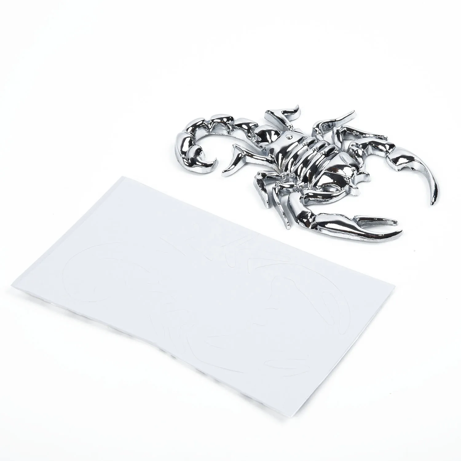 Набор сменных наклеек с эмблемой, Металлический клейкий дизайн 9,5x5,5 см, Аксессуары, детали, Клейкая наклейка, значок Scorpion King