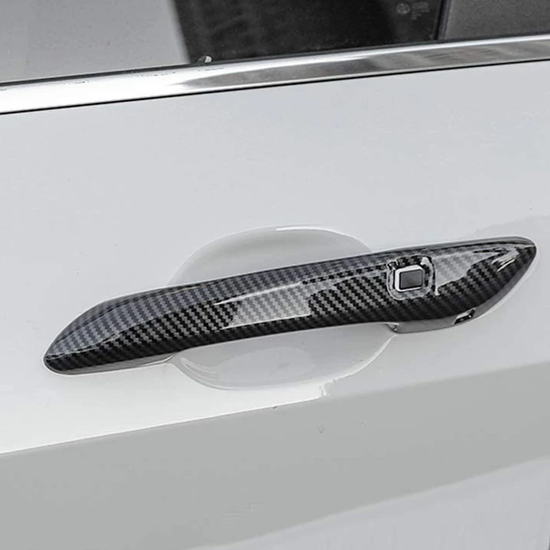 для CN7 2021 Автомобильные аксессуары, отделка боковой дверной ручки, декоративная рамка, наклейка из углеродного волокна