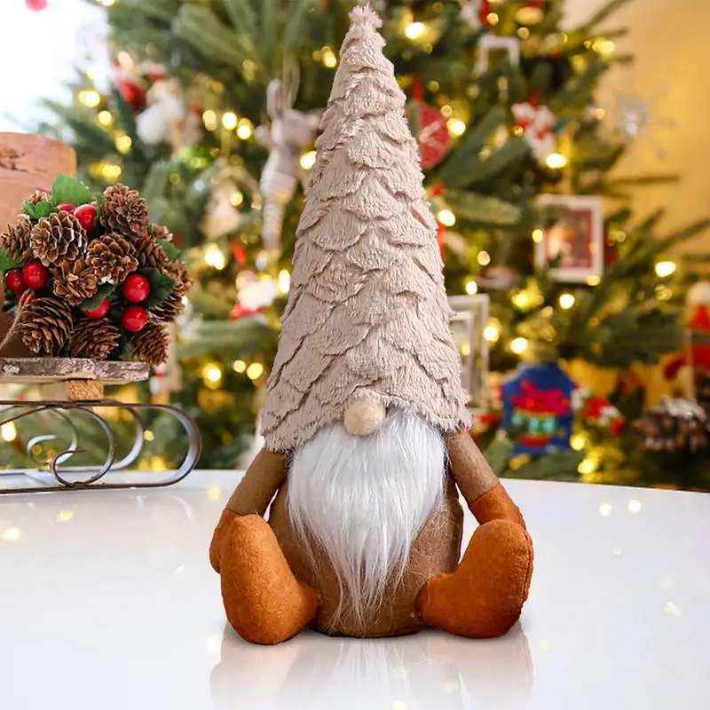 Рождественский декор Gnome Шведский Tomte Gnome Гномы Безликая кукла Рождественские украшения Украшения для декора Рождественского стола