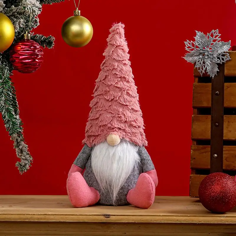 Рождественский декор Gnome Шведский Tomte Gnome Гномы Безликая кукла Рождественские украшения Украшения для декора Рождественского стола