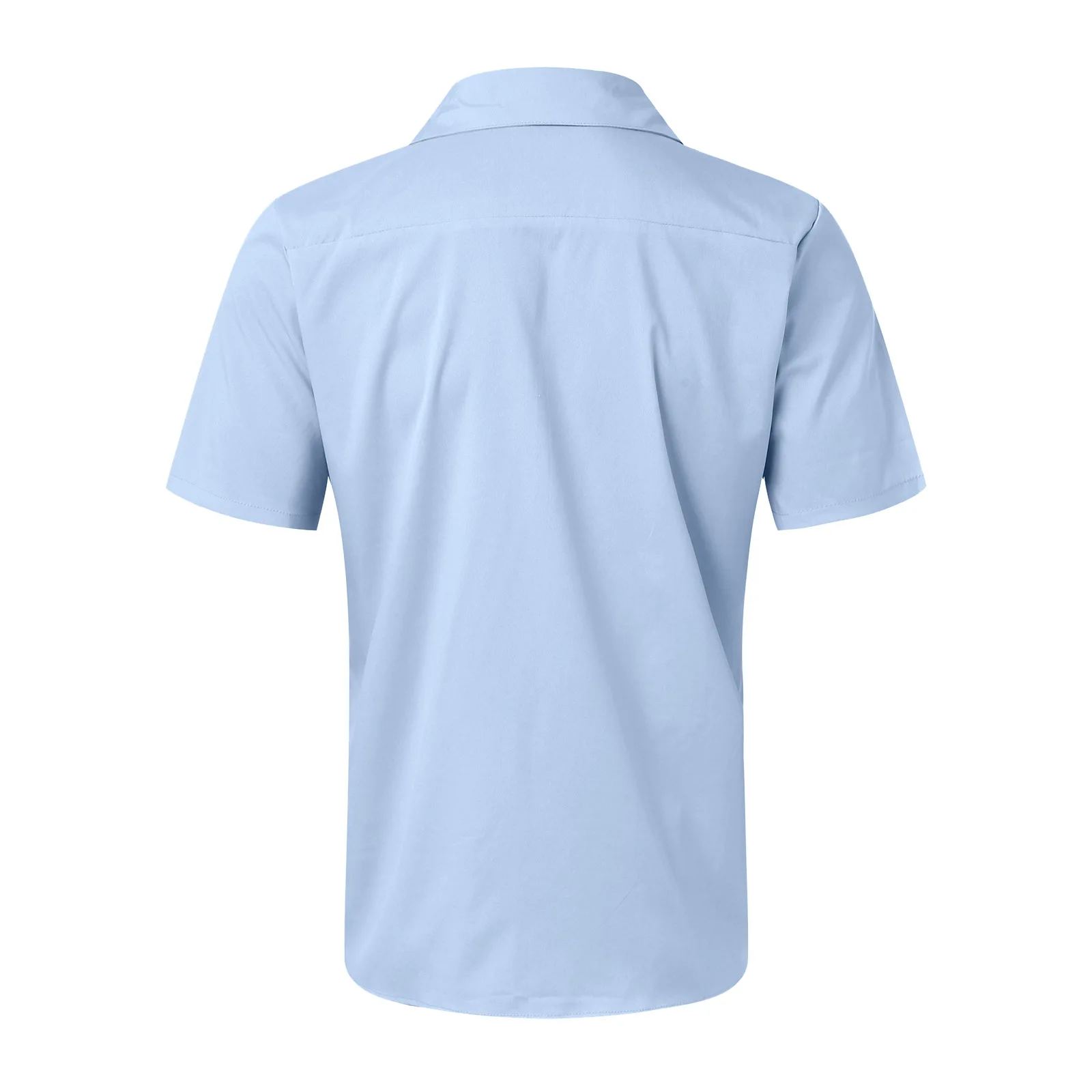 Летняя мужская рубашка 2023, повседневная кубинская рубашка Guayabella, пляжная рубашка с коротким рукавом, Модная верхняя летняя одежда для мужчин